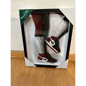 The Oliver Gal Gucci Socks & Nike Sneakers Wall Art